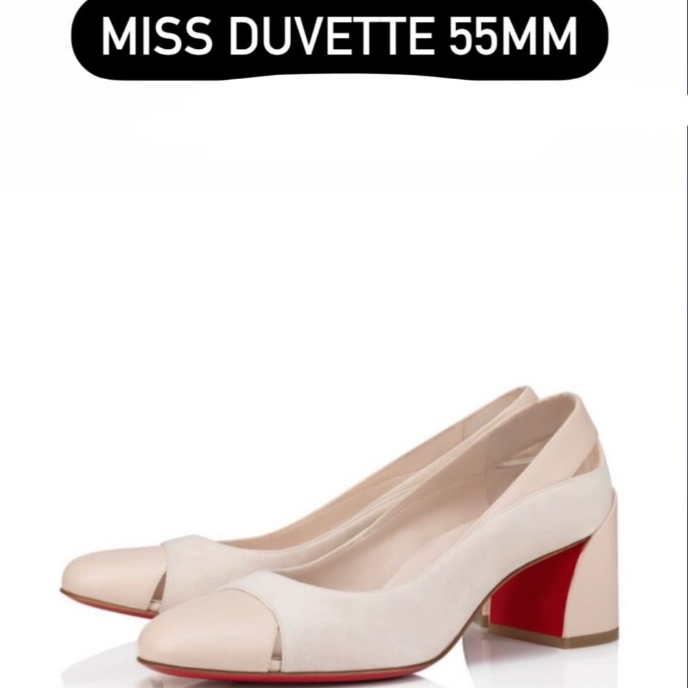 Miss Duvette Cream and Red Women's Shoes